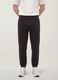 Men&rsquo;s brown relaxed-fit stretch joggers_1