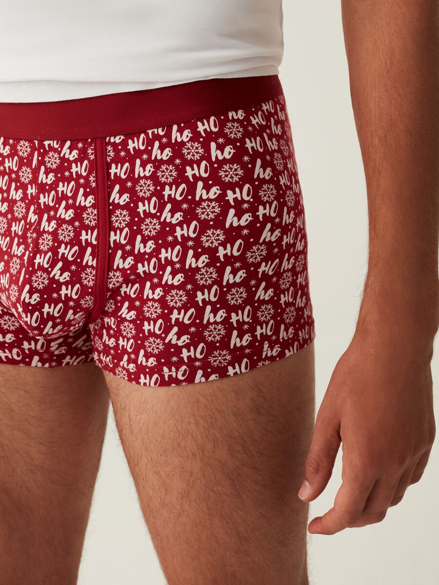 Three-pack boxer shorts with Father Christmas print_3