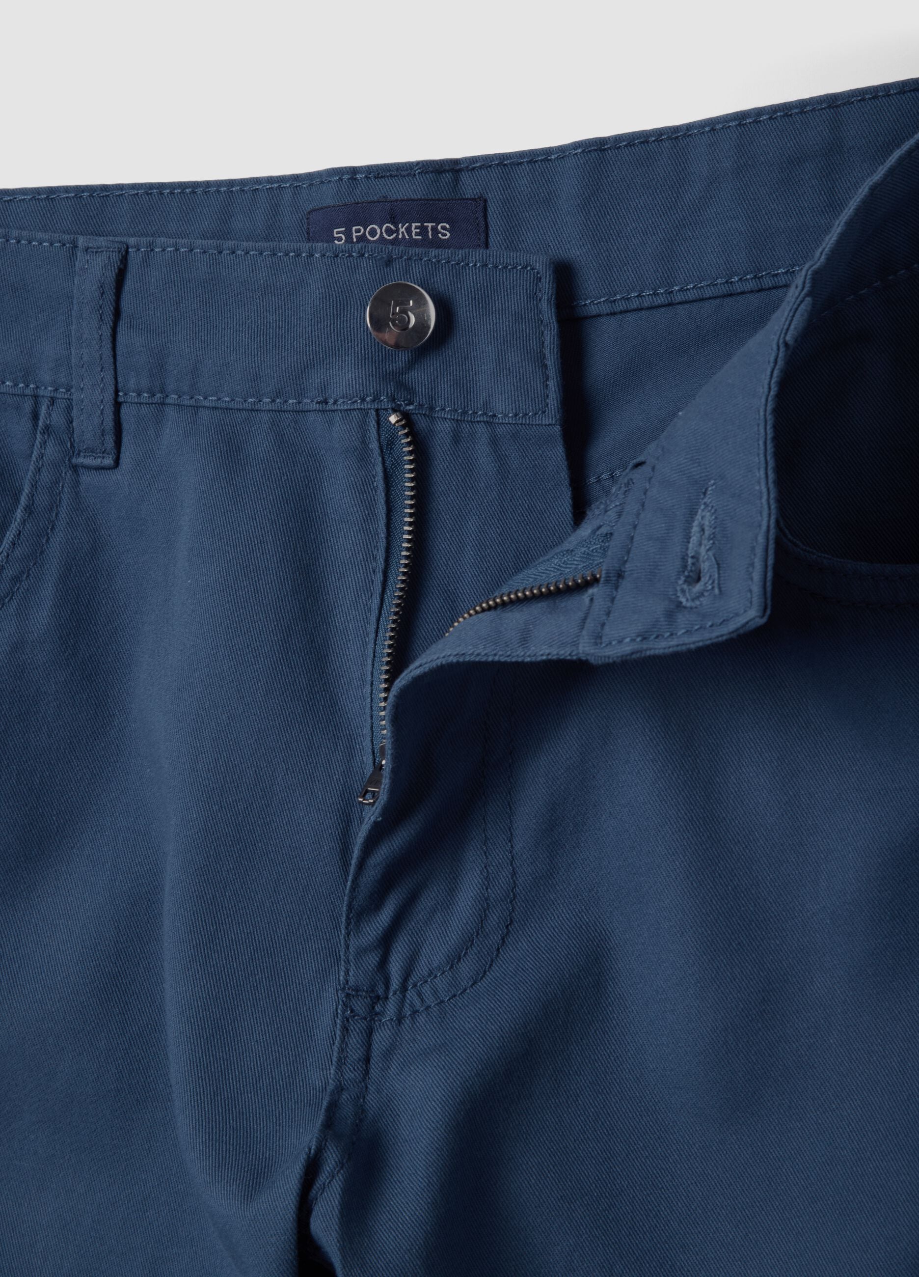 Blue pure cotton shorts