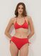 Red triangle bikini top in stretch fabric_1