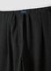 Schwarze Joggerhose aus Milano-Strick in elastischer Viskose, Barrel Fit_5