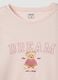 Mauve purple organic cotton crew-neck pyjamas_5