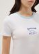 Girls&rsquo; white fitted stretch cotton T-shirt with embroidery_2