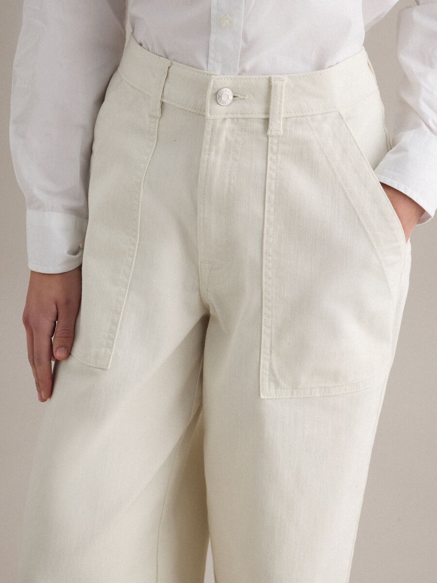 White Stretch Cotton Chinos Regular Fit_3