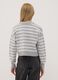 Grey striped viscose-blend crew-neck jumper_2