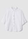 White broderie cotton shirt, regular fit_4