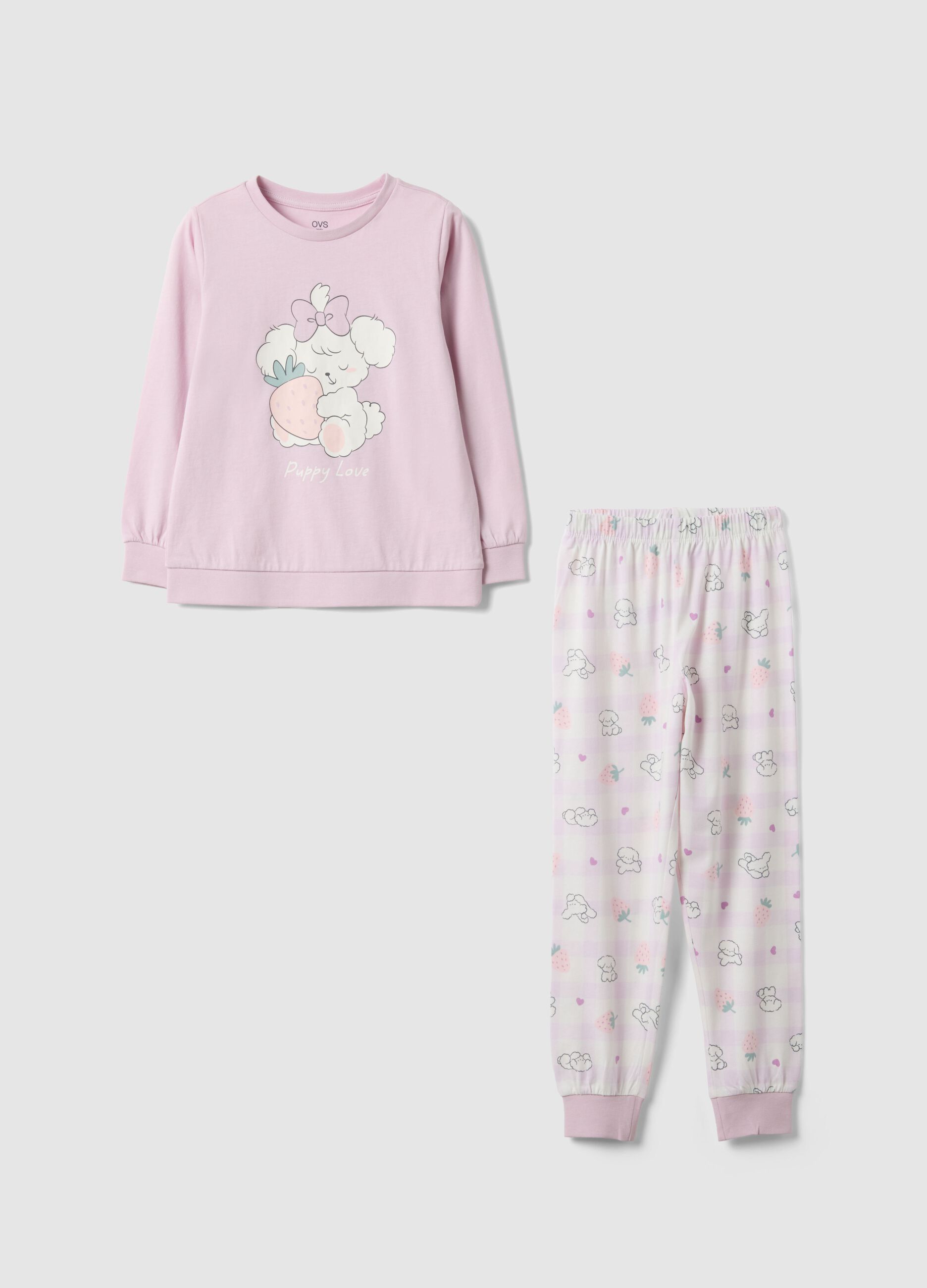 Pink Organic Cotton Pyjamas