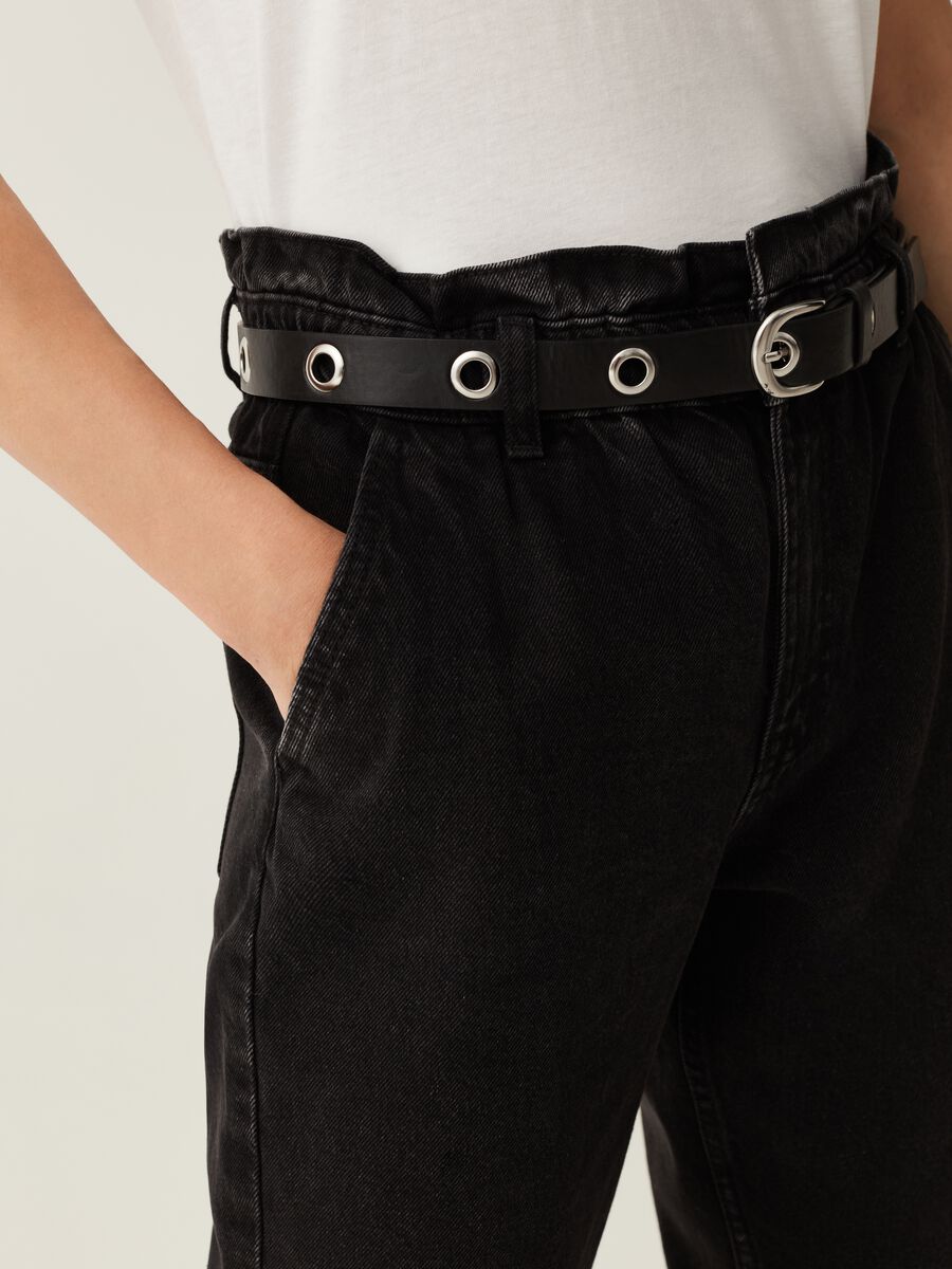 Slouchy-fit jeans with belt_3