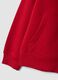 Red cotton-blend hoodie with racing print, relaxed fit_3