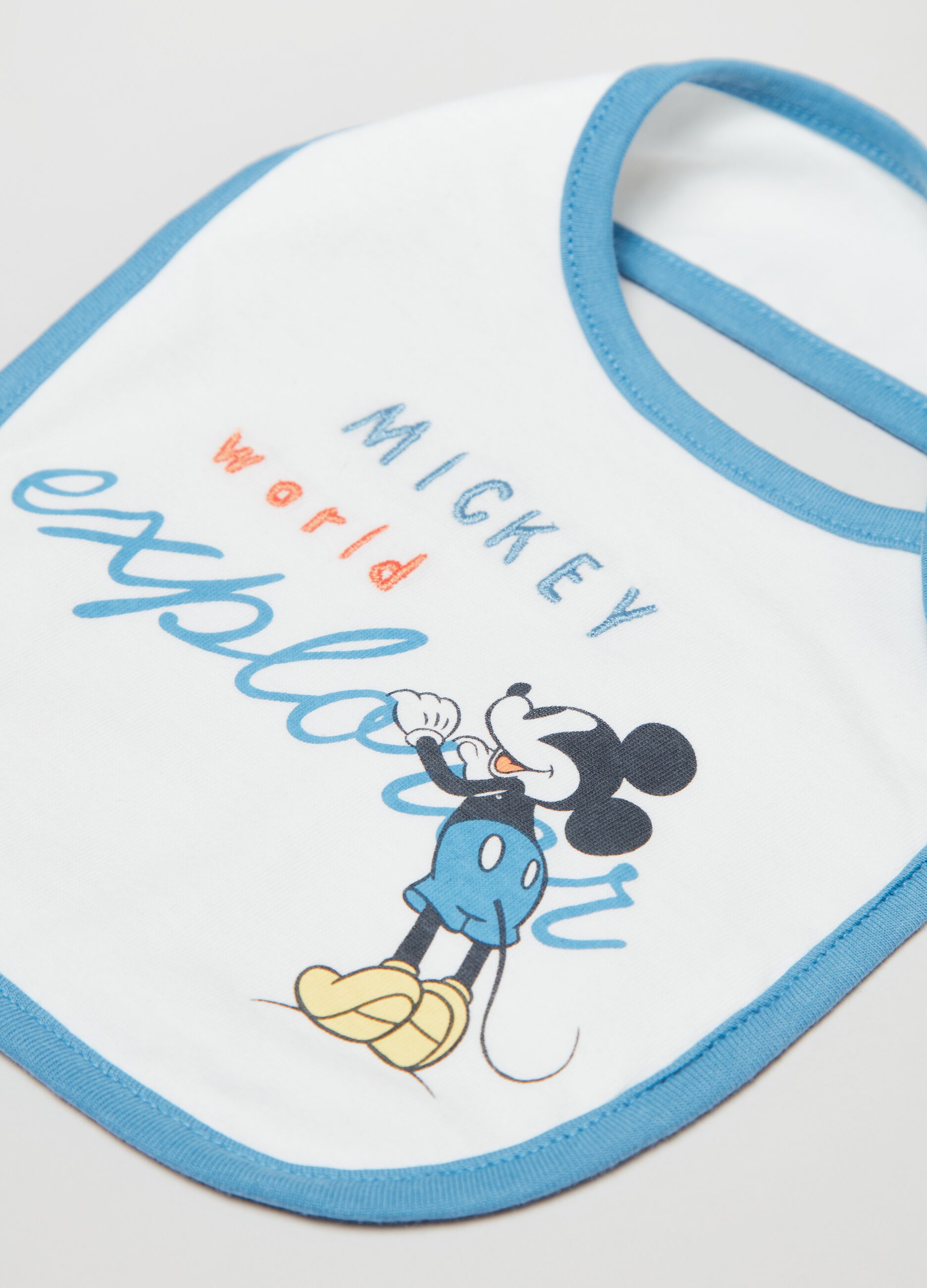Bib with Disney Baby Mickey Mouse print