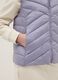 Regular fit padded purple gilet with zip_3