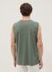 Green pure cotton tank top_3