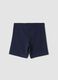 Blue organic cotton shorts_1