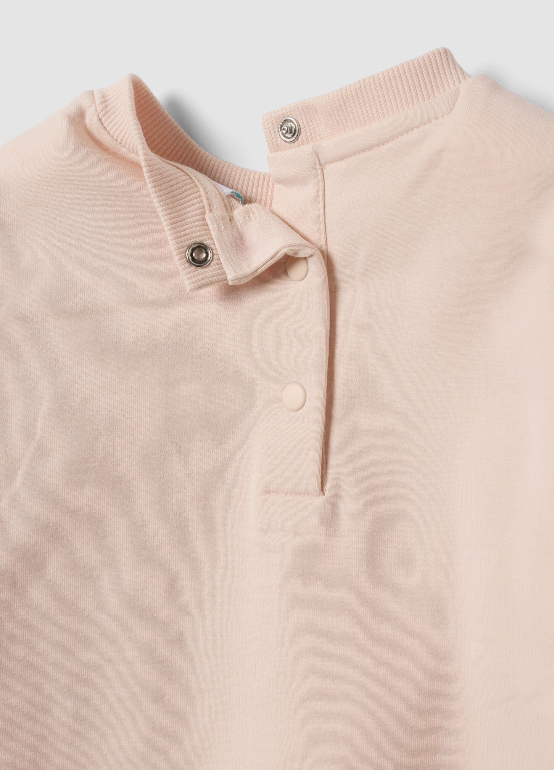 Multicoloured organic stretch cotton set with Daisy print