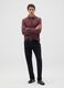 Black Regular Fit Pure Cotton Trousers_1
