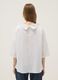 White stretch-cotton top with soft funnel neck_3