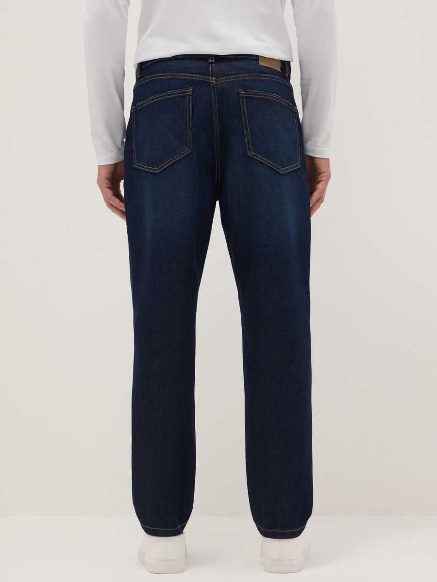 Blue Regular Fit Pure Cotton Jeans_2