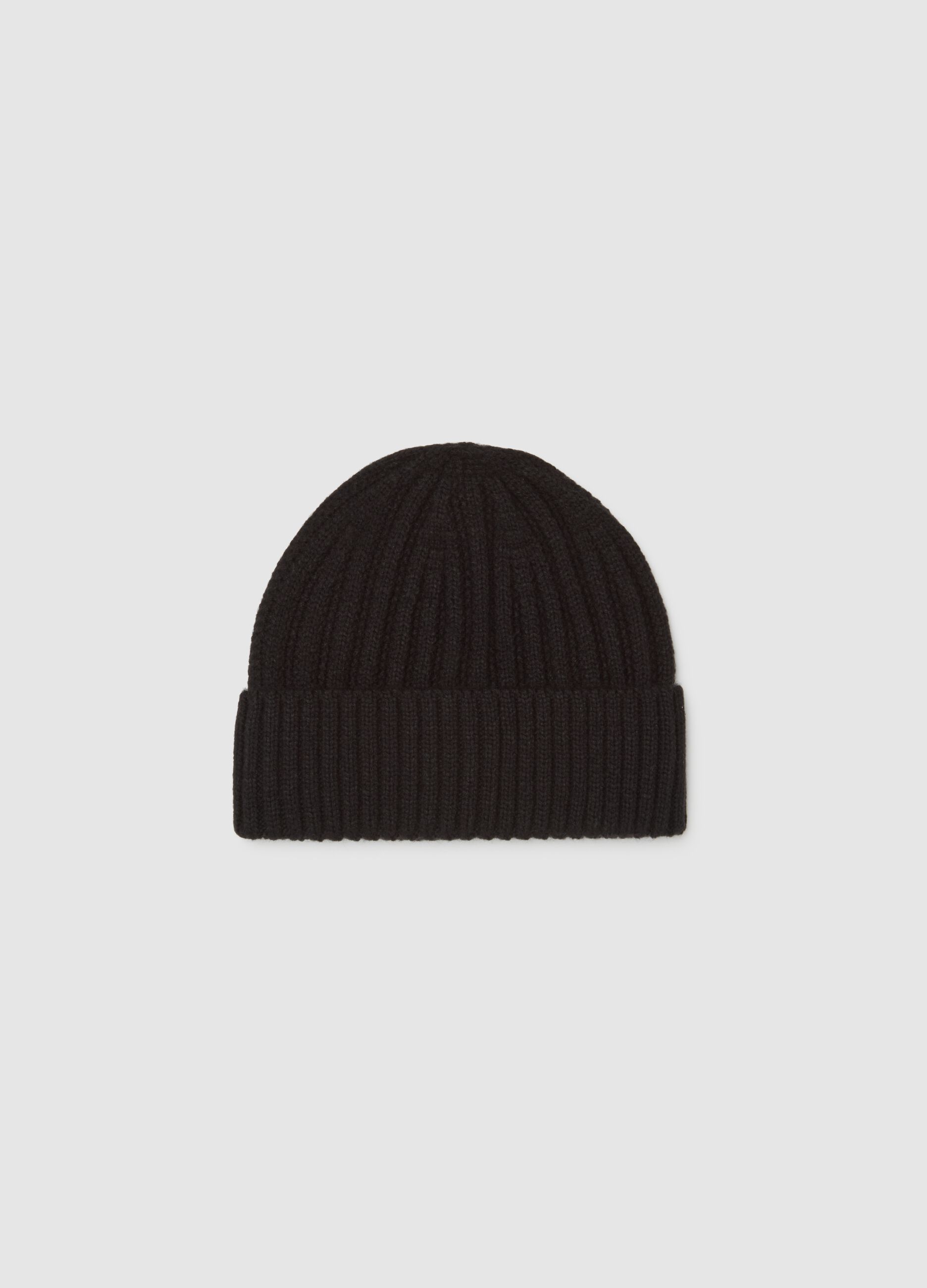 Black Knitted Beanie