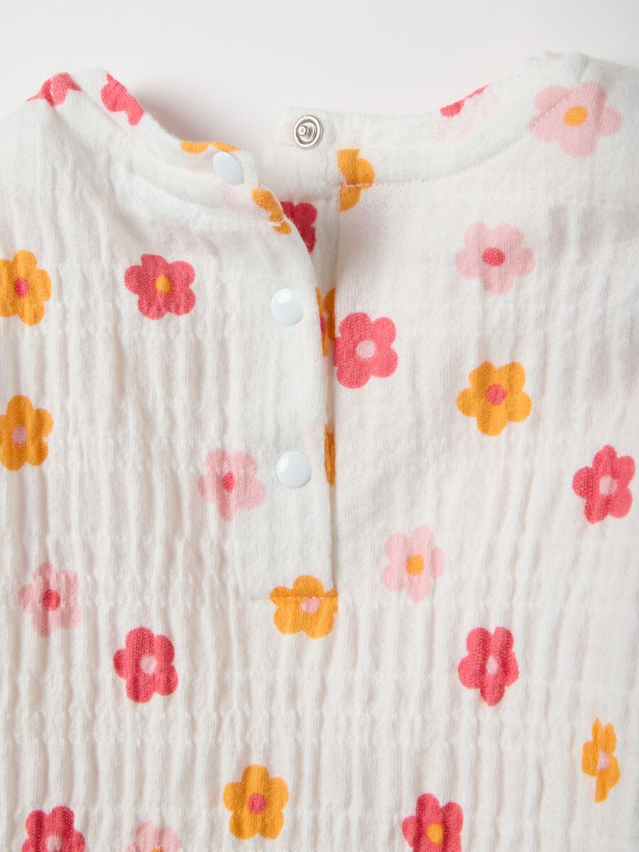 Regular fit multicolour stretch cotton girl&rsquo;s top_3