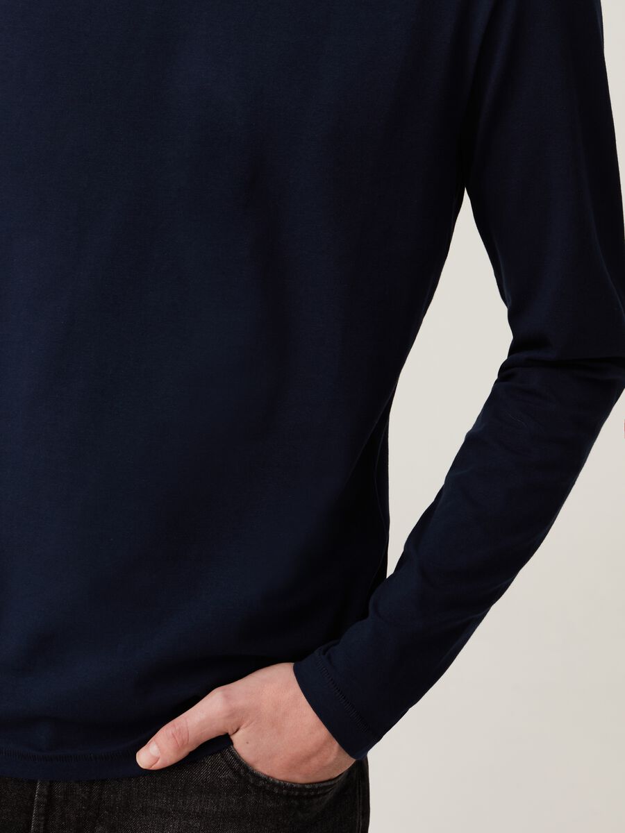 Long-sleeved T-shirt in stretch jersey_3