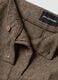 Brown wool-blend flared trousers_1