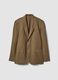 Regular Fit Brown Pure Linen Blazer_5