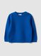 Blue pure cotton button jumper, regular fit, for baby boy_0