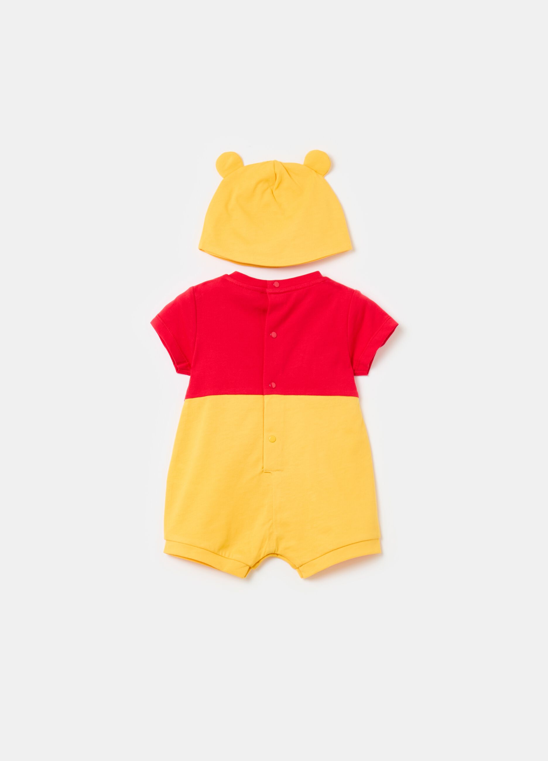 Winnie the Pooh romper suit and cap set