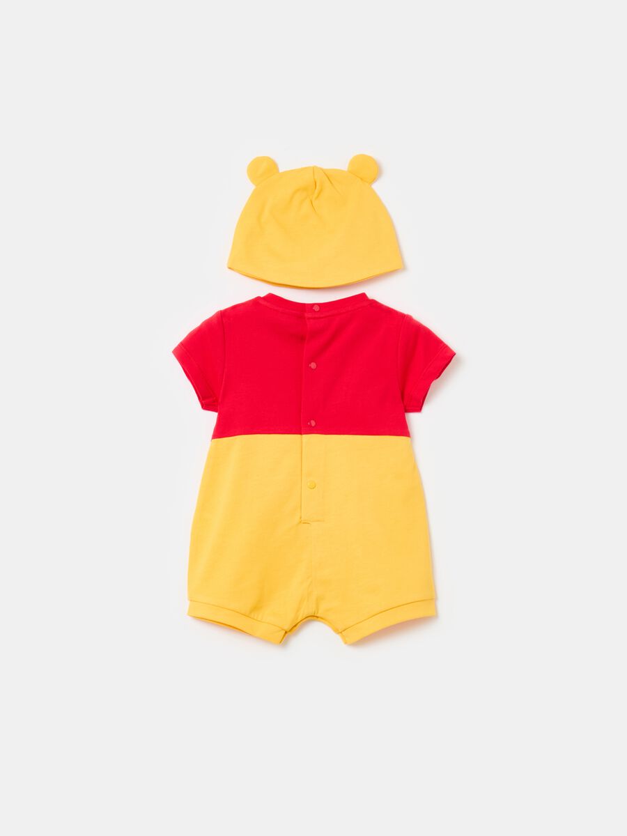 Winnie the Pooh romper suit and cap set_1