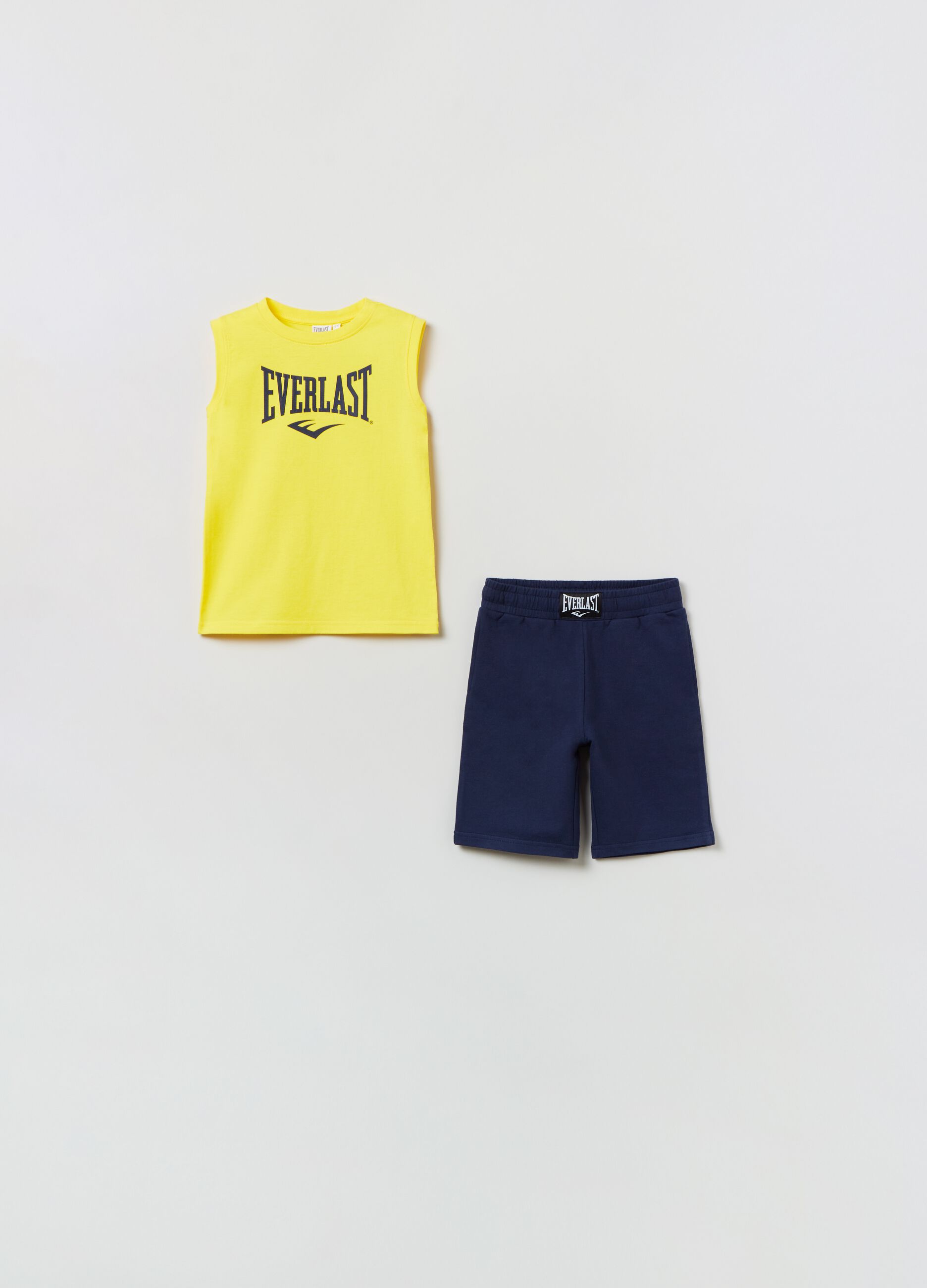 Pack jogging camiseta de tirantes y shorts Everlast