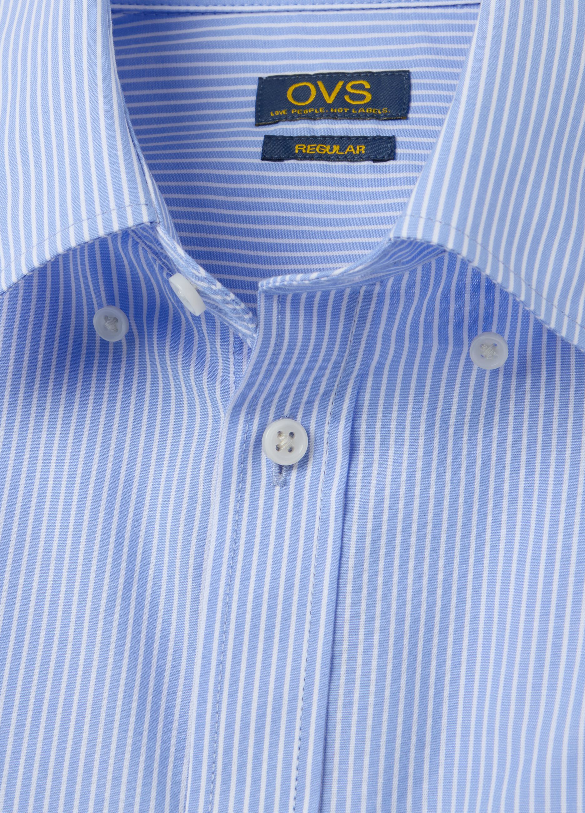 Ovs Camicie Easy Iron Man's Regular-fit Easy-iron Shirt With Thin