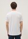 Wei&szlig;es T-Shirt aus reiner Baumwolle mit Frontprint, Regular Fit_3