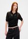 Black Polo in Acrylic Blend_0