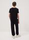 Boys' regular fit pure cotton black jogger trousers_2