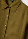 Green pure linen beach cover-up_1