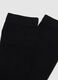 Children's long cotton blend socks tripack in black_2