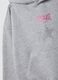 Grey cotton-blend hoodie for girls, regular fit_2