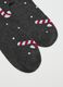 Stretch black cotton-blend Christmas socks_1