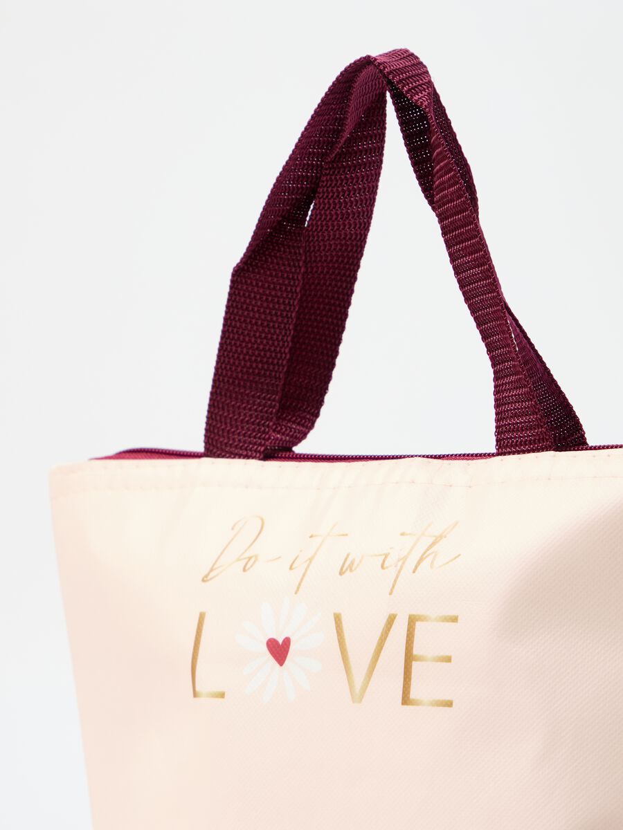 Lunch tote bag with print_1