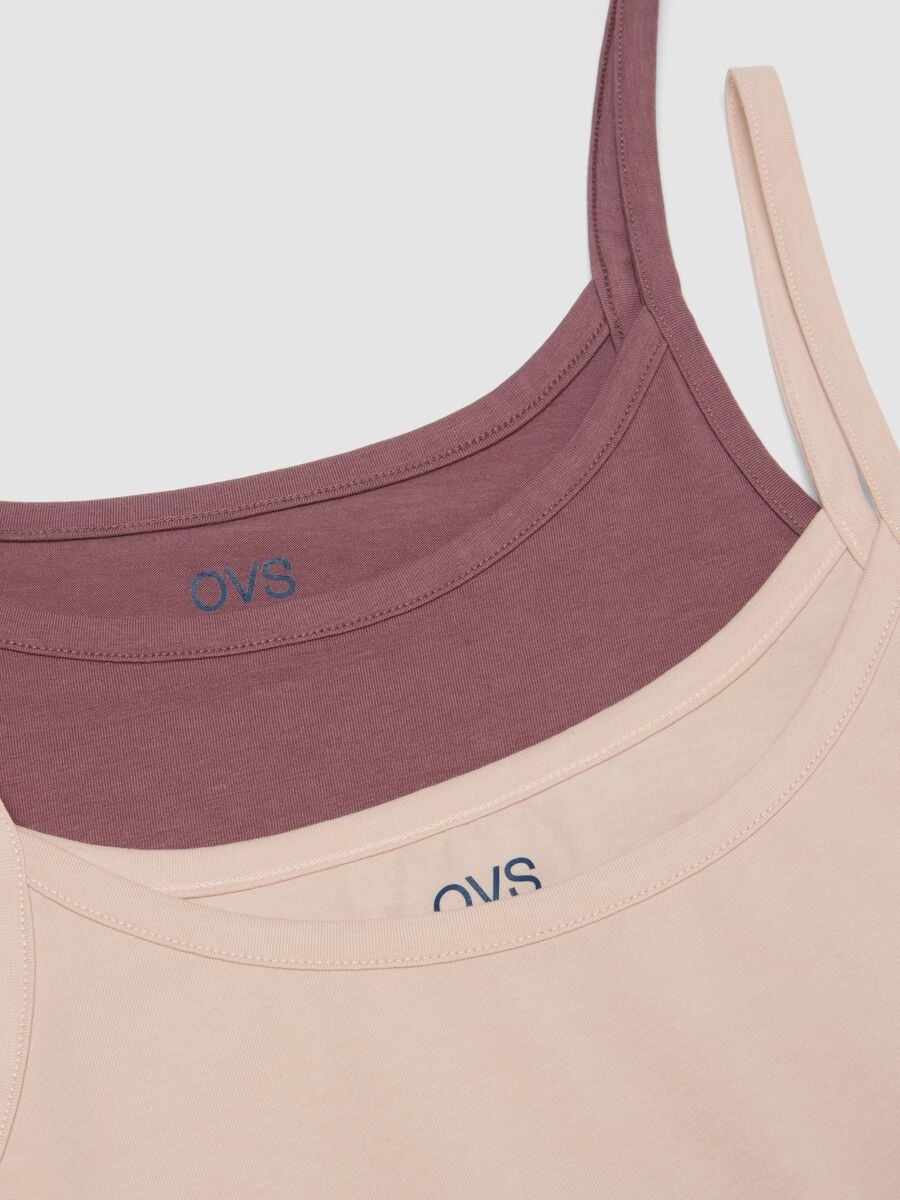 2-pack of pink stretch cotton crew-neck vests_5