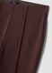 Braune Schlagleggings aus Stretch-Viskose_5