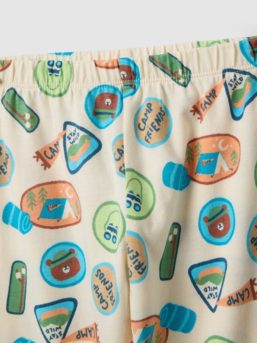 Multicolour pure cotton baby pyjamas regular fit with prints_3