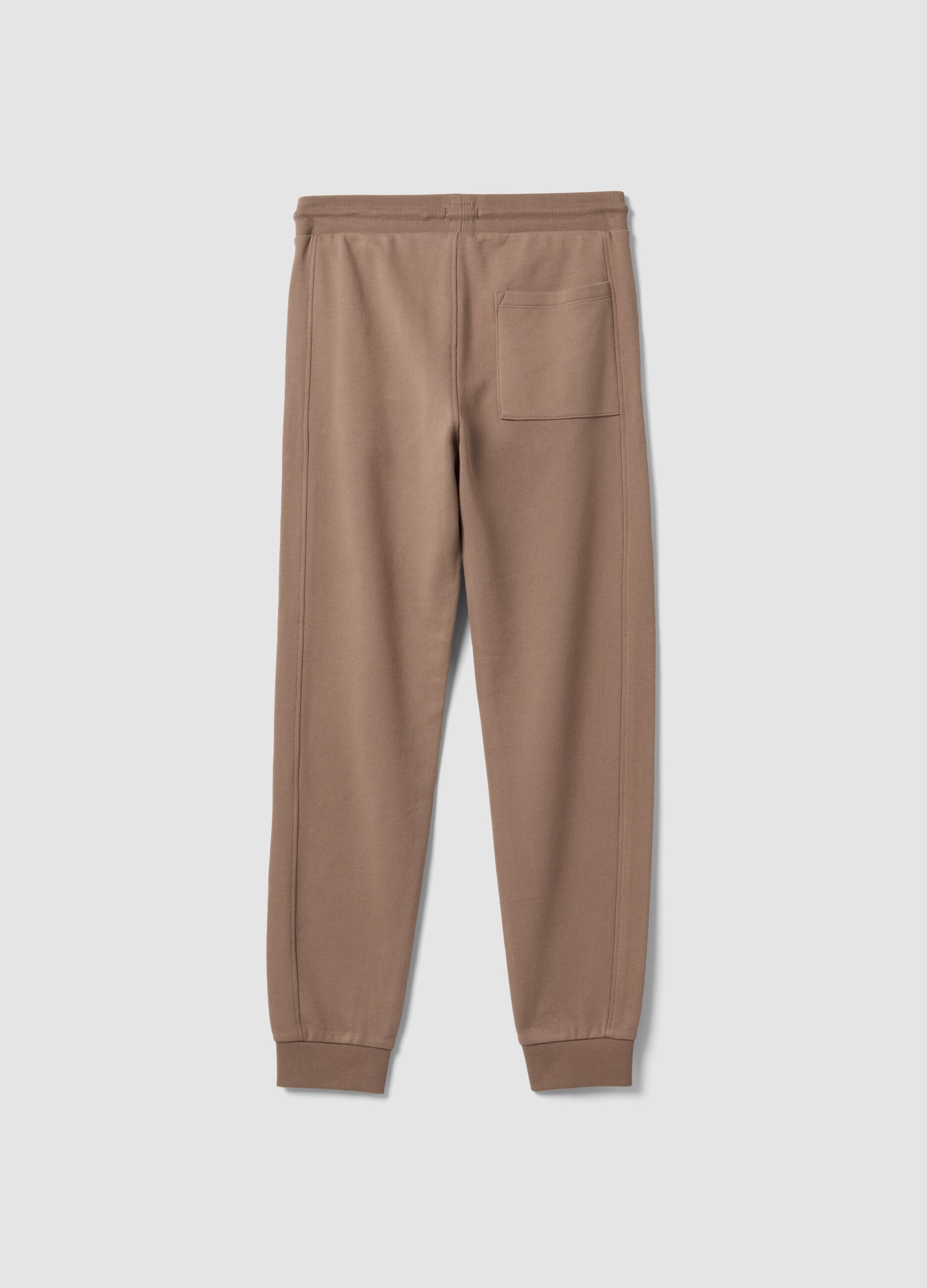 Beige Jogginghose aus Bio-Baumwolle