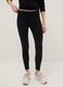 Slim fit black stretch cotton leggings_1