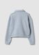 Graues Poloshirt aus Baumwollmischung mit Allover-Strass, Regular Fit_6