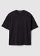 Black pure cotton boxy fit t-shirt_4