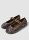Braune Ballerinas mit Animal-Print und Riemchen f&uuml;r M&auml;dchen_2