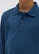 Boys' blue pure cotton polo regular fit_2