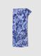 Blue printed beach sarong_4