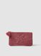Rosa Clutch mit Blumenstickerei und Quaste_0
